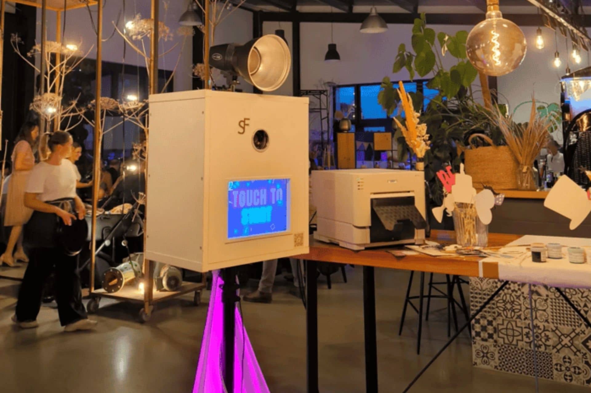 Fotobox auf einer Hochzeit