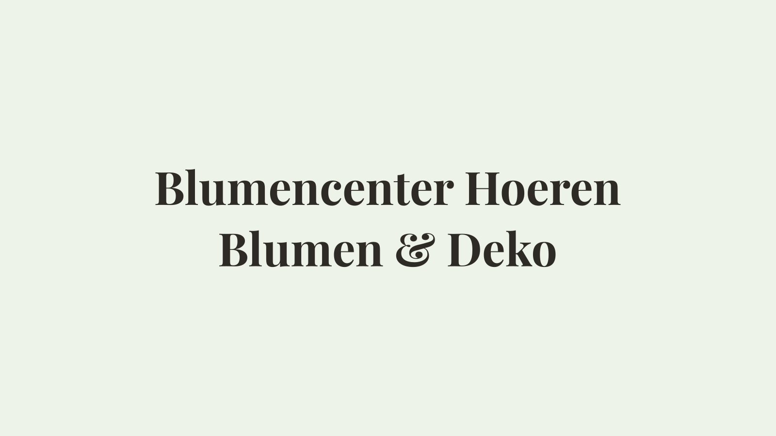 Partnergrafik Blumencenter Hoeren Floristik